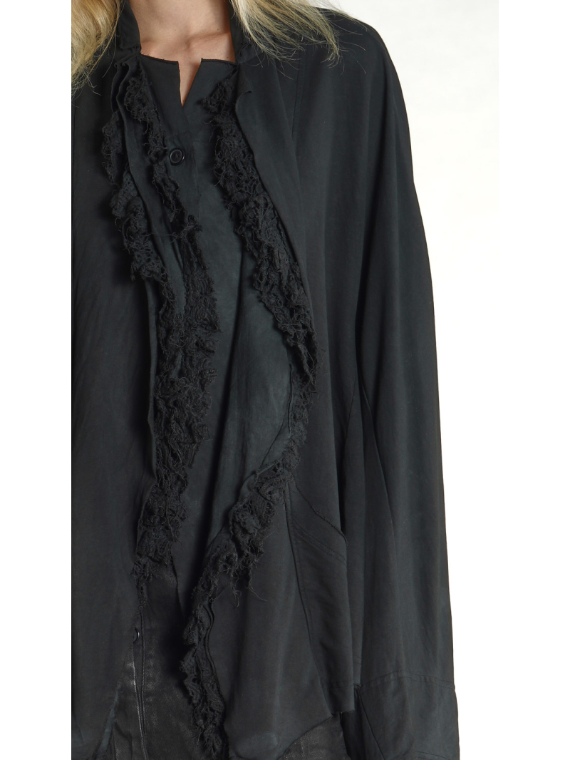 Rundholz DIP - Weite French Terry Jacke - 1262281117