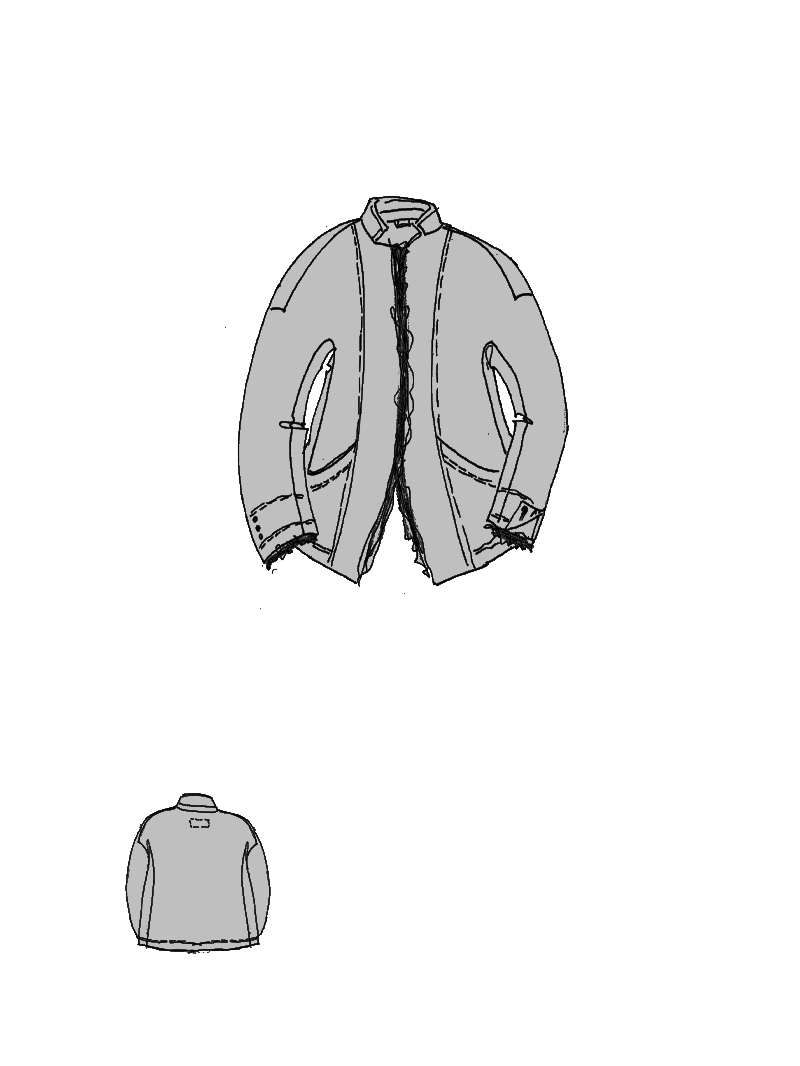 Rundholz DIP - Weite French Terry Jacke - 1262281117