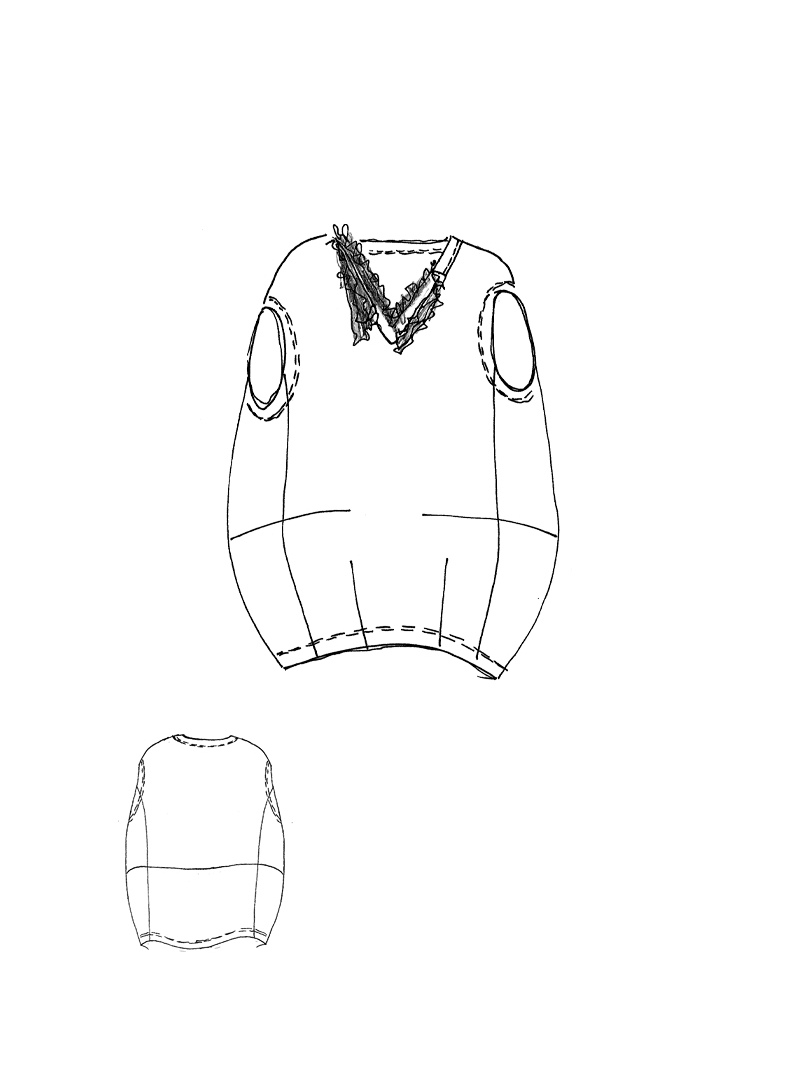 Rundholz DIP - Ballontunika mit Spitzendetails - 1262281906