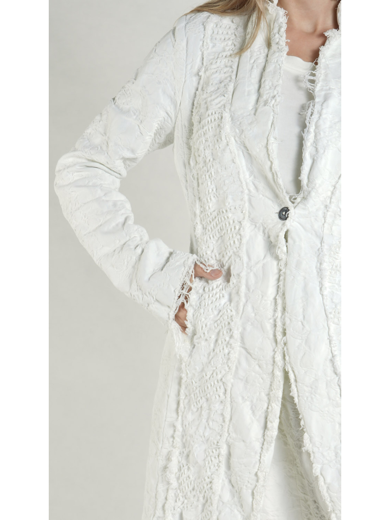 Rundholz DIP - Schmaler Waffel Jaquard Mantel - 1262291205