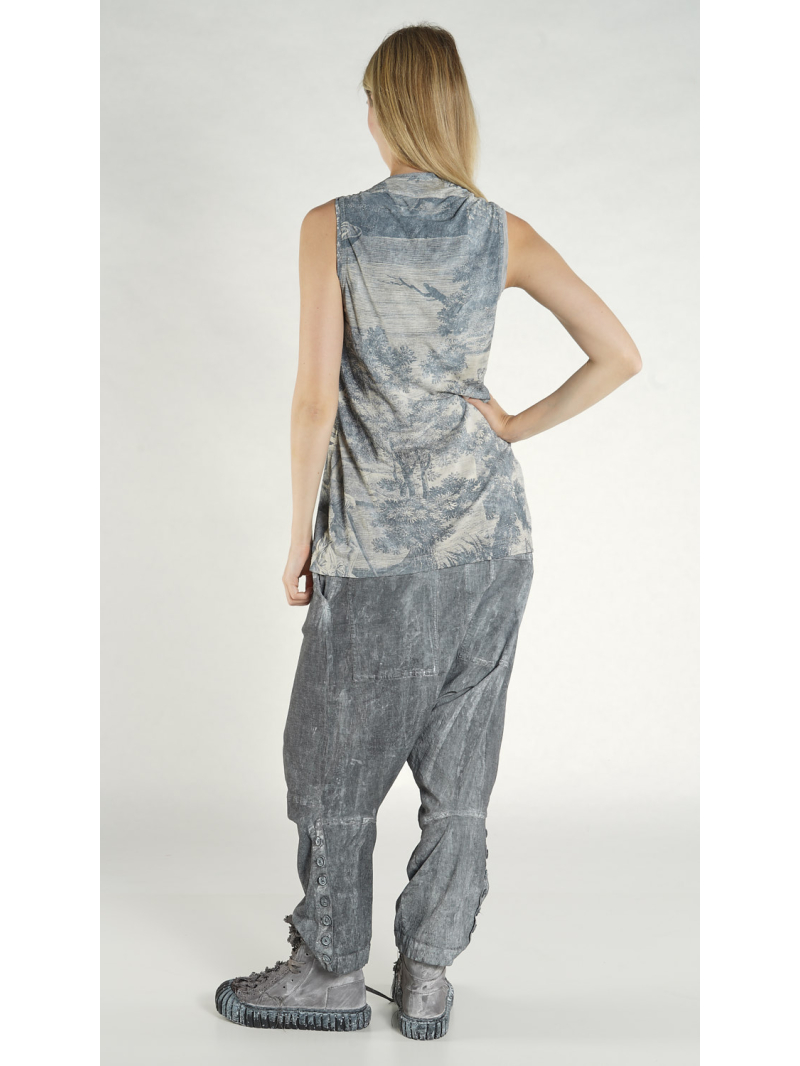 Rundholz DIP - Tailliertes Baumwolltop mit Details - 1262300810