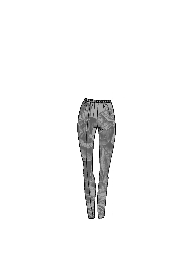 Rundholz DIP - Lyocell Seiden Leggings - 1262420206