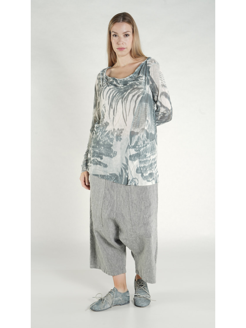 Rundholz DIP - Langärmeliges Lyocell Seiden Shirt - 1262420503