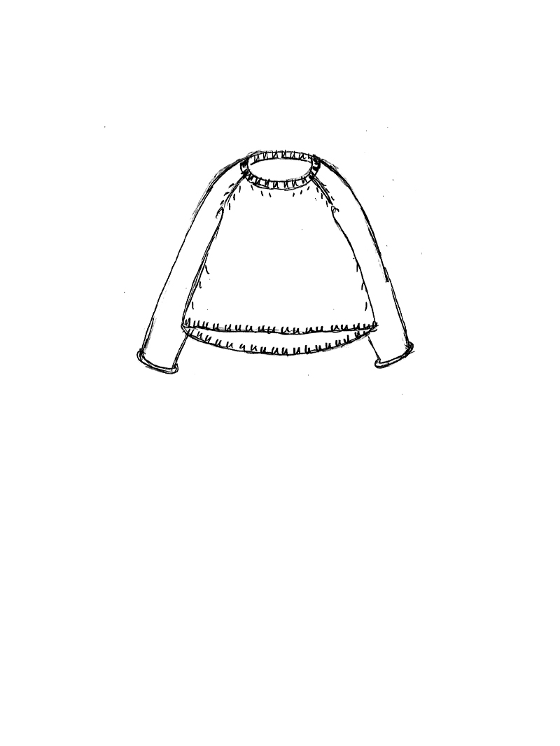 Rundholz DIP - Weiter Leinen Strick Pullover - 1262440701