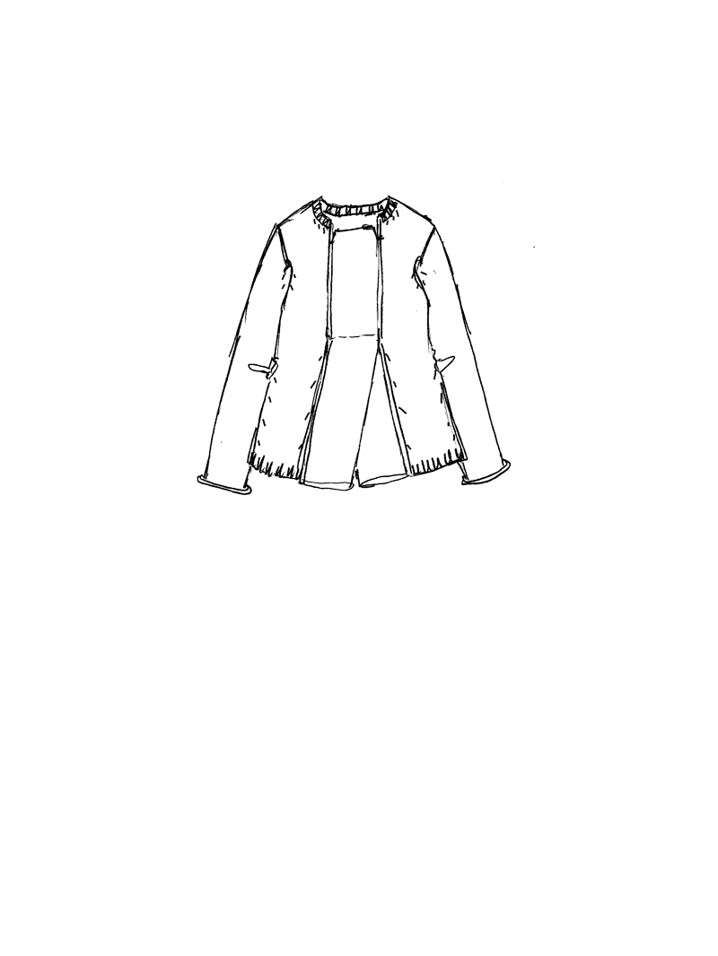 Rundholz DIP - Schmaler Leinen Strick Pullover - 1262440702