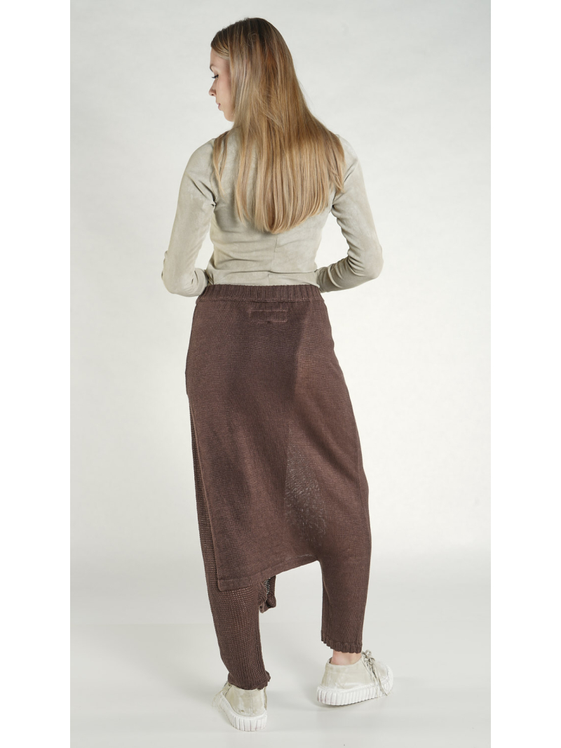 Rundholz DIP - Leinen Strickhose - 1262447606