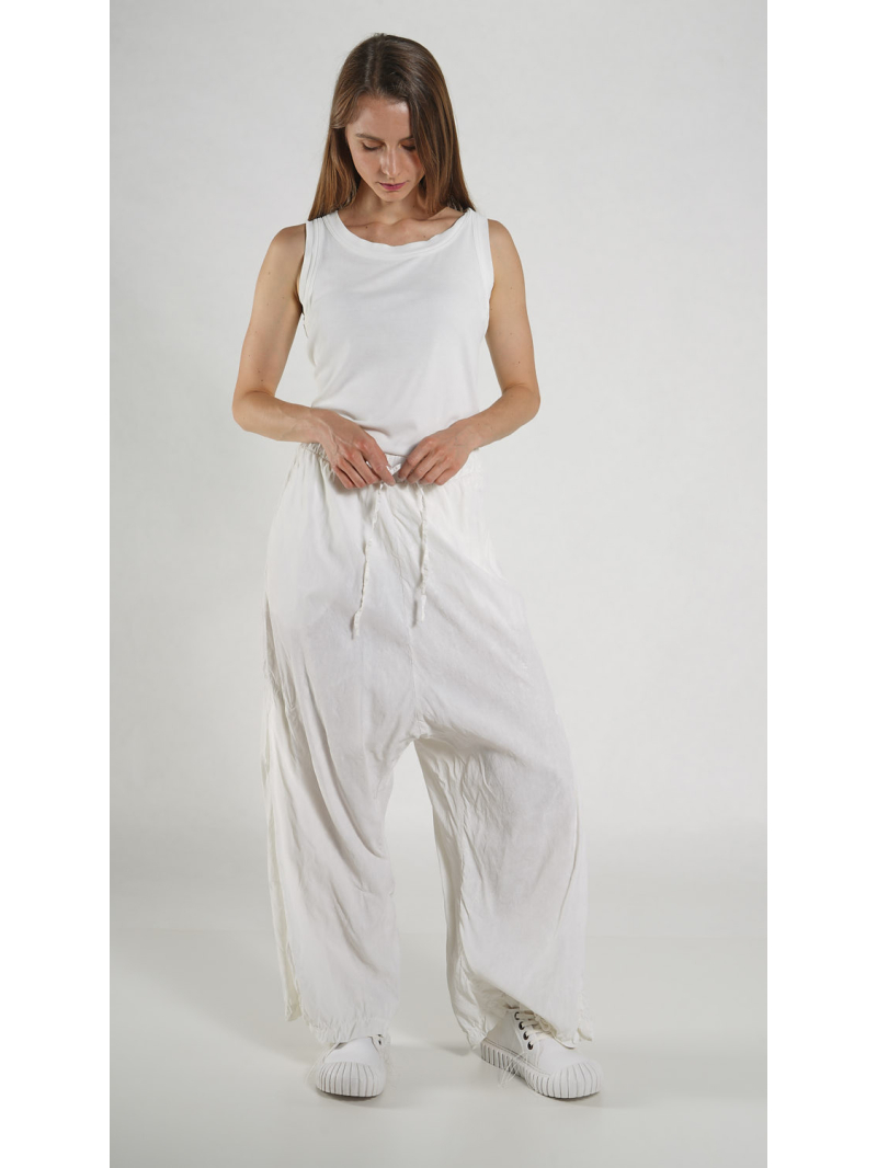 Rundholz DIP - Gerade weite Cupro Hose - 1262470115