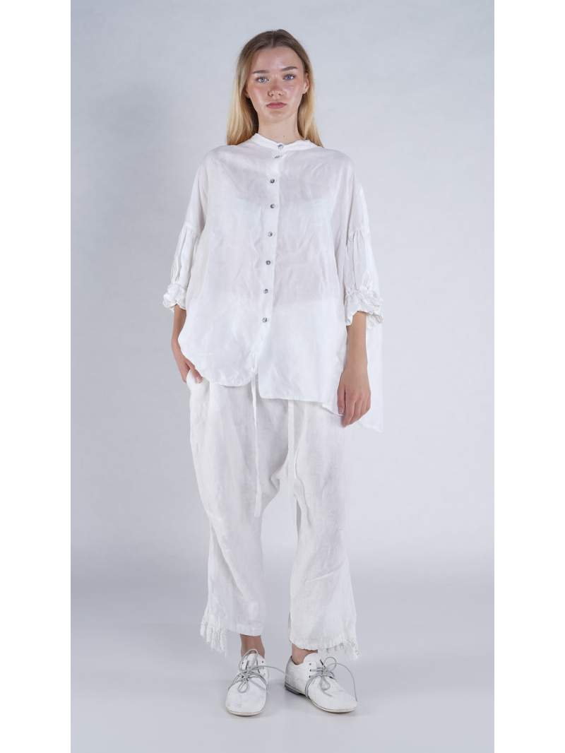 Rundholz DIP - Gerade geschnittene Bluse mit Knöpfen - 1262470403