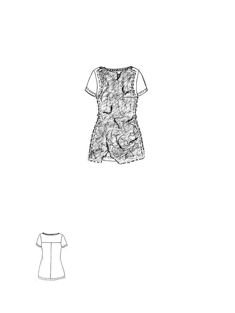 Rundholz DIP - Asymmetrisches Baumwoll crepe T-shirt - 1262520509