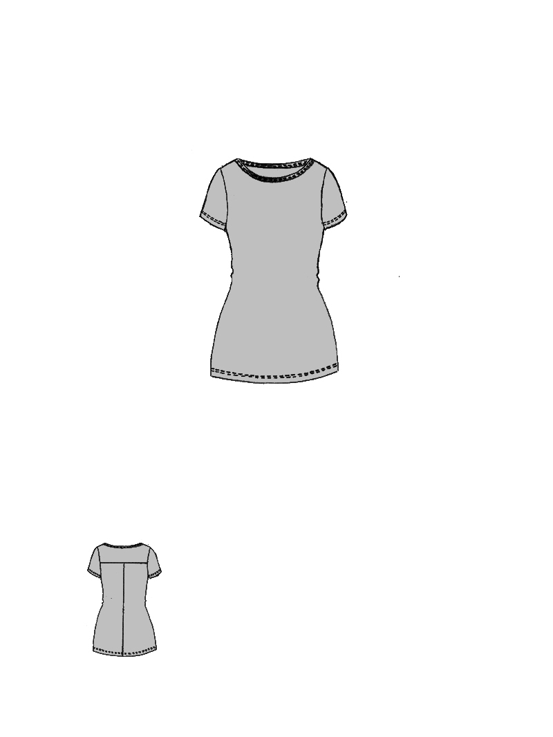 Rundholz DIP - Schmales Baumwoll crepe T-shirt - 1262520513