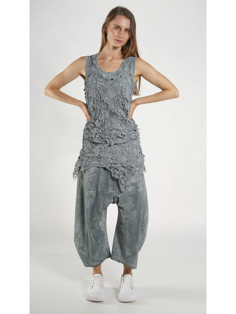 Rundholz DIP - Schmales Baumwoll crepe Top - 1262520810