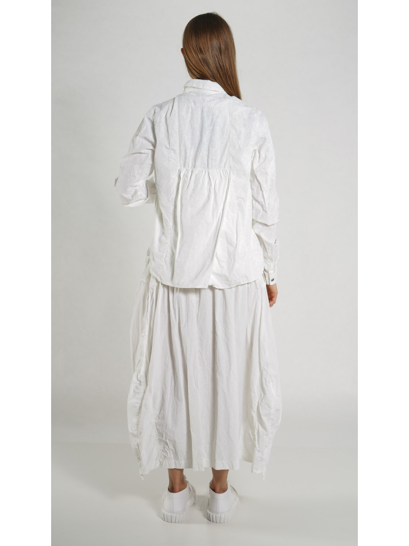 Rundholz DIP - Taillierte Popeline Bluse - 1262530401