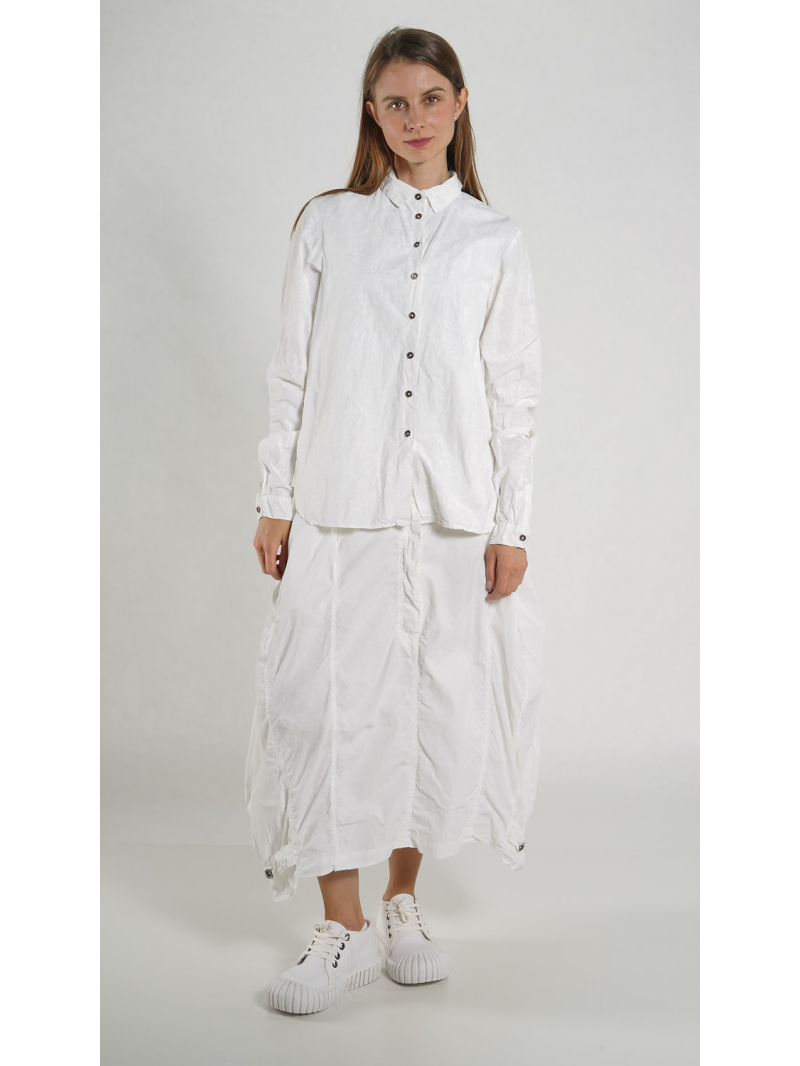 Rundholz DIP - Taillierte Popeline Bluse - 1262530401