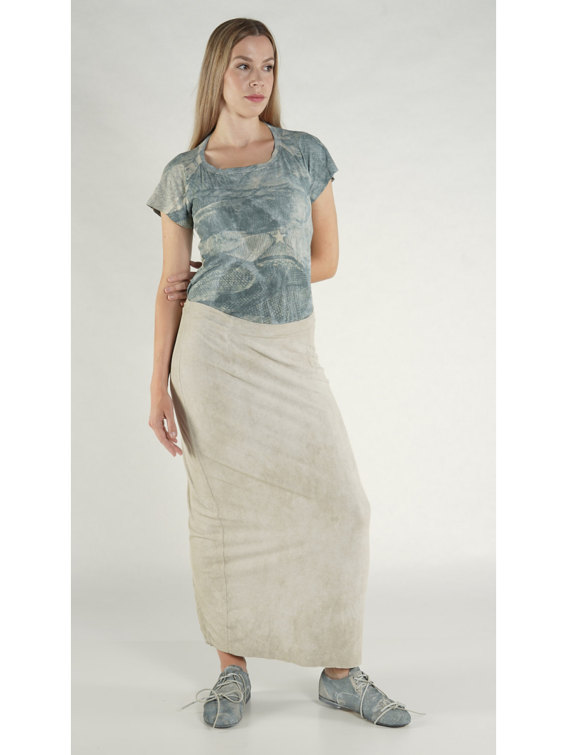 Rundholz DIP - Schmaler crepe Jersey Rock - 1262560319