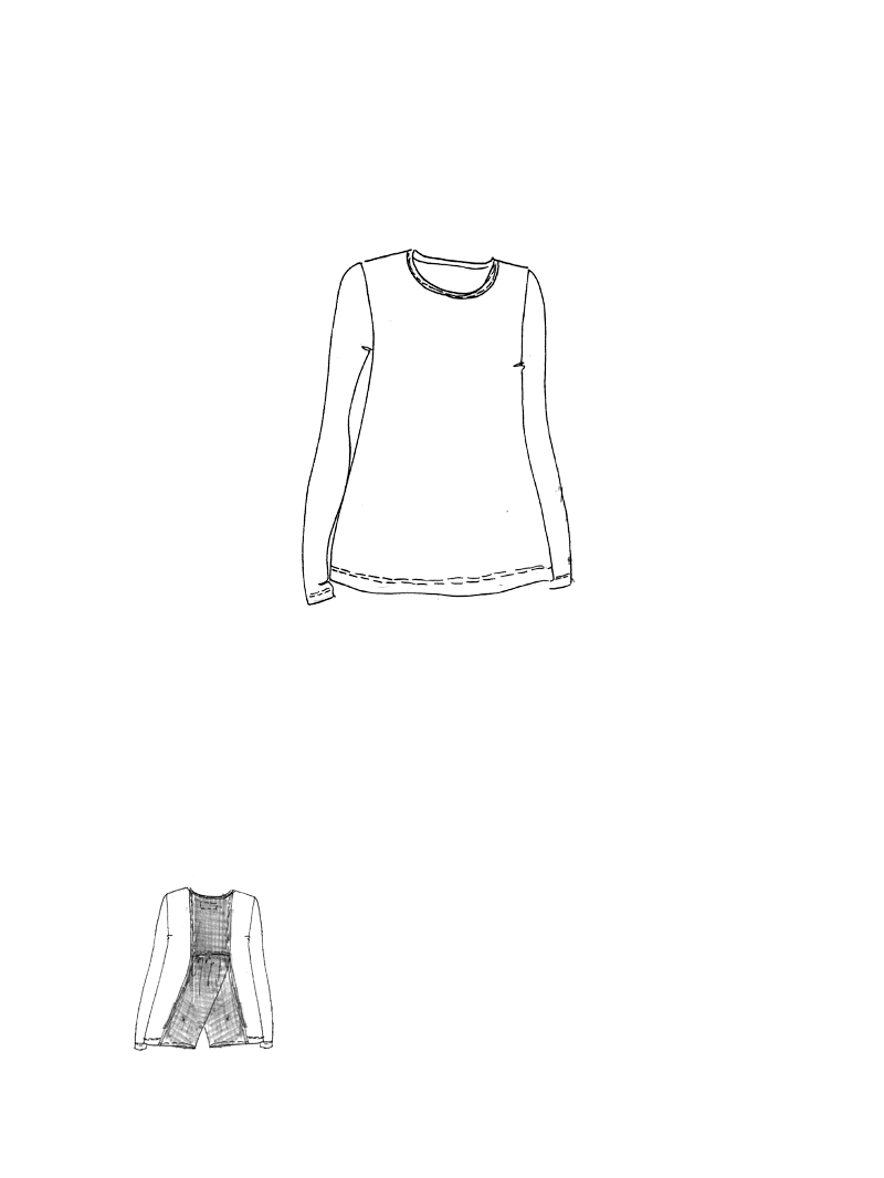 Rundholz DIP - Ausgestelltes crepe Jersey Shirt - 1262560501