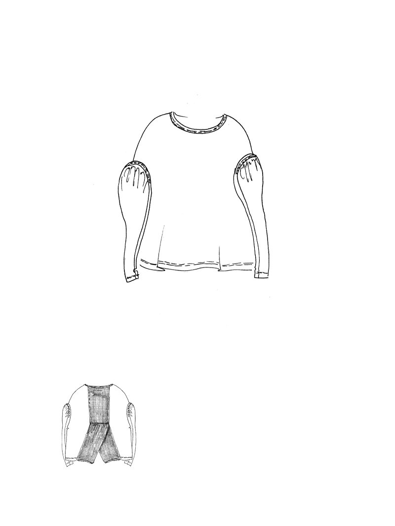 Rundholz DIP - Gerades weites crepe Jersey Shirt - 1262560505