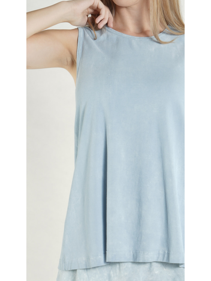 Rundholz DIP - Schmales crepe Jersey Top - 1262560807