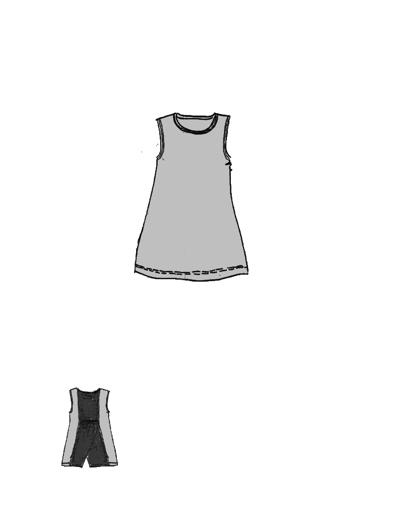 Rundholz DIP - Schmales crepe Jersey Top - 1262560817