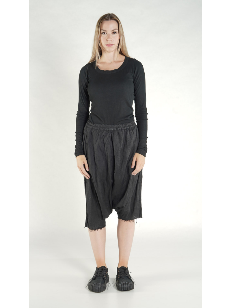 Rundholz DIP - Baumwoll voile Hose mit tiefer Schritthöhe - 1262580130