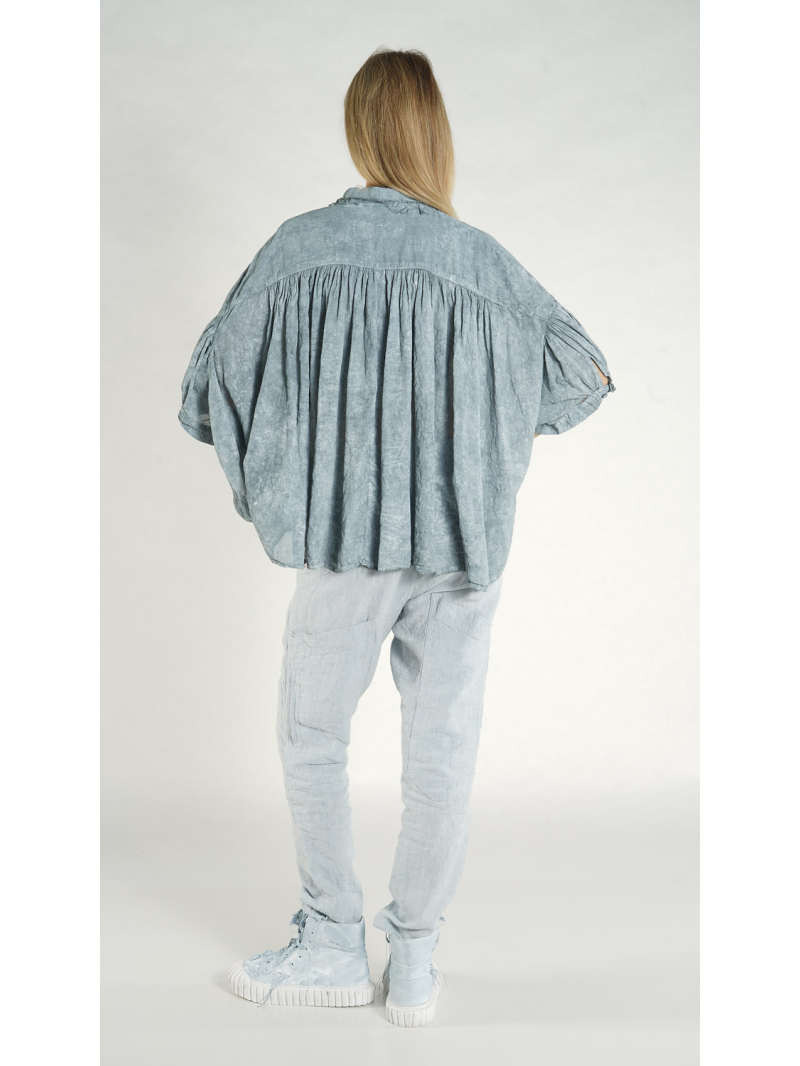 Rundholz DIP - Weite Baumwoll voile Bluse - 1262580403