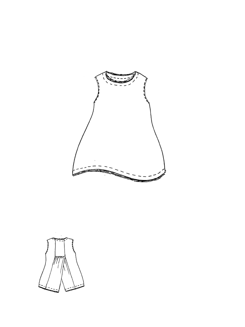 Rundholz DIP - A-Linien Top mit Kräuselpartie - 1262580807