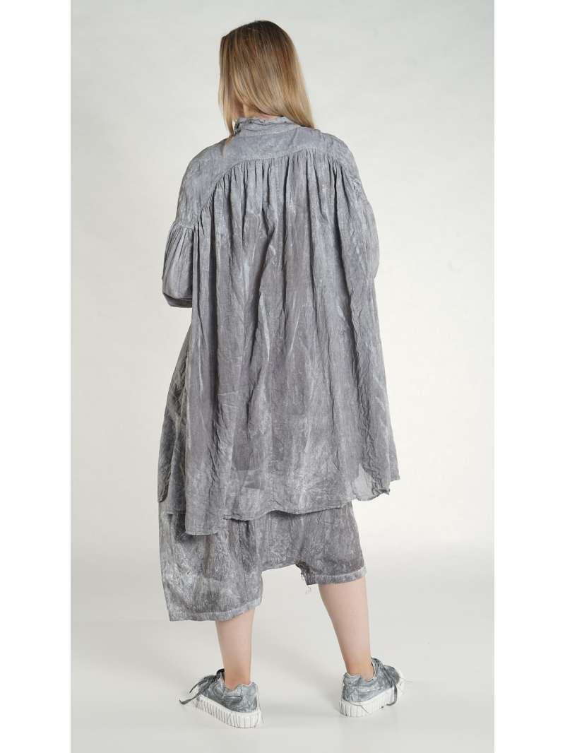 Rundholz DIP - Kastiges Baumwoll voile Kleid - 1262580904