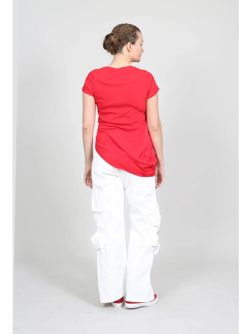 Rundholz DIP - Pantalon évasé avec boutons métalliques - 1262600101