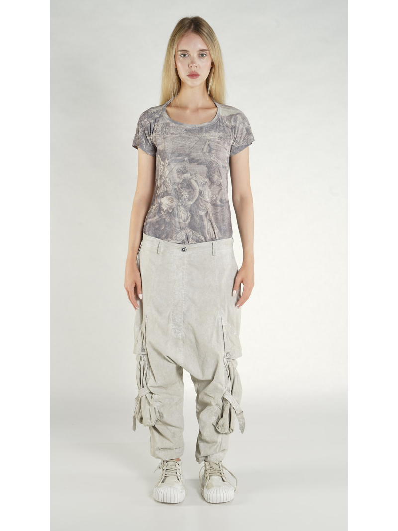 Rundholz DIP - Baggy Fit Hose mit Metallknöpfen - 1262600103