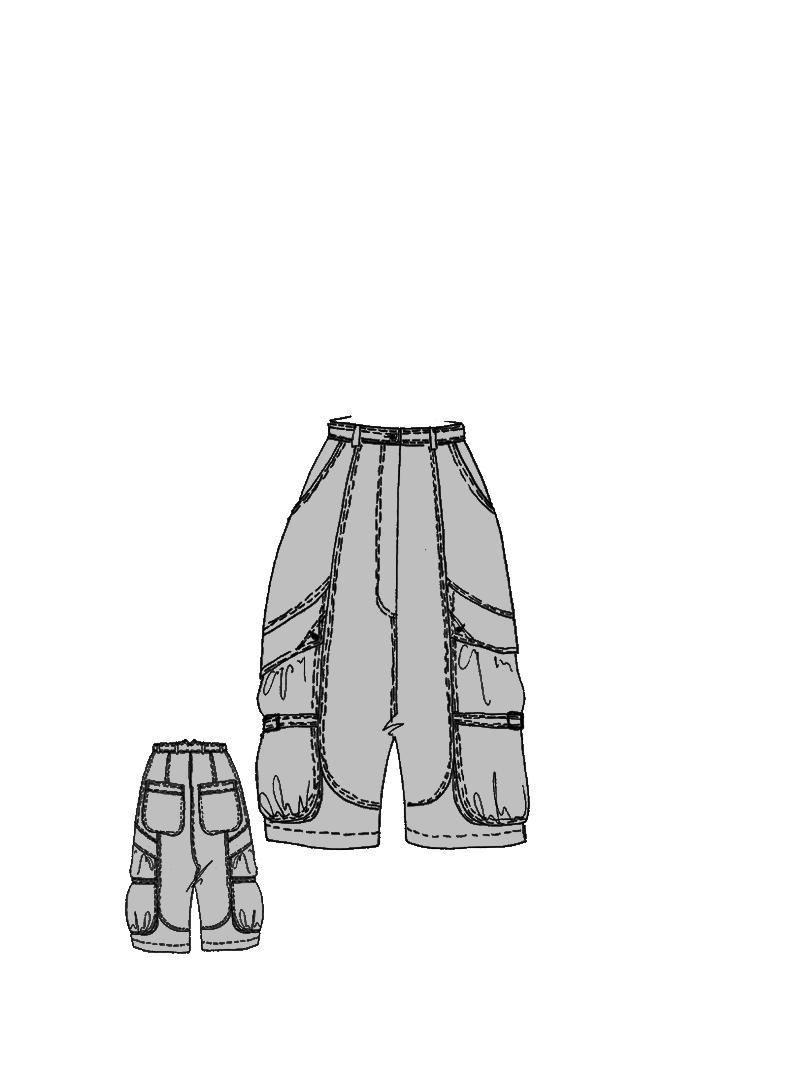 Rundholz DIP - Gerade weite Baumwoll Twill Stretch Hose - 1262600127