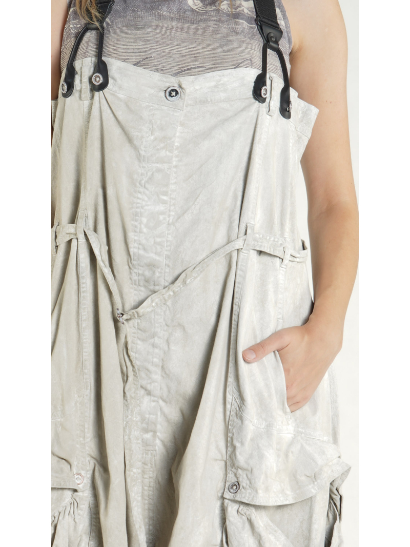 Rundholz DIP - Ultra High Waist Baumwoll Twill Stretch Rock - 1262600311