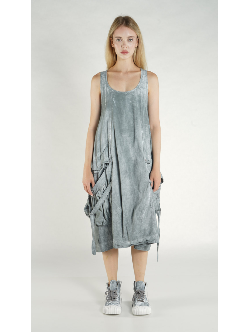 Rundholz DIP - Oversize Baumwoll Twill Stretch Kleid - 1262600904