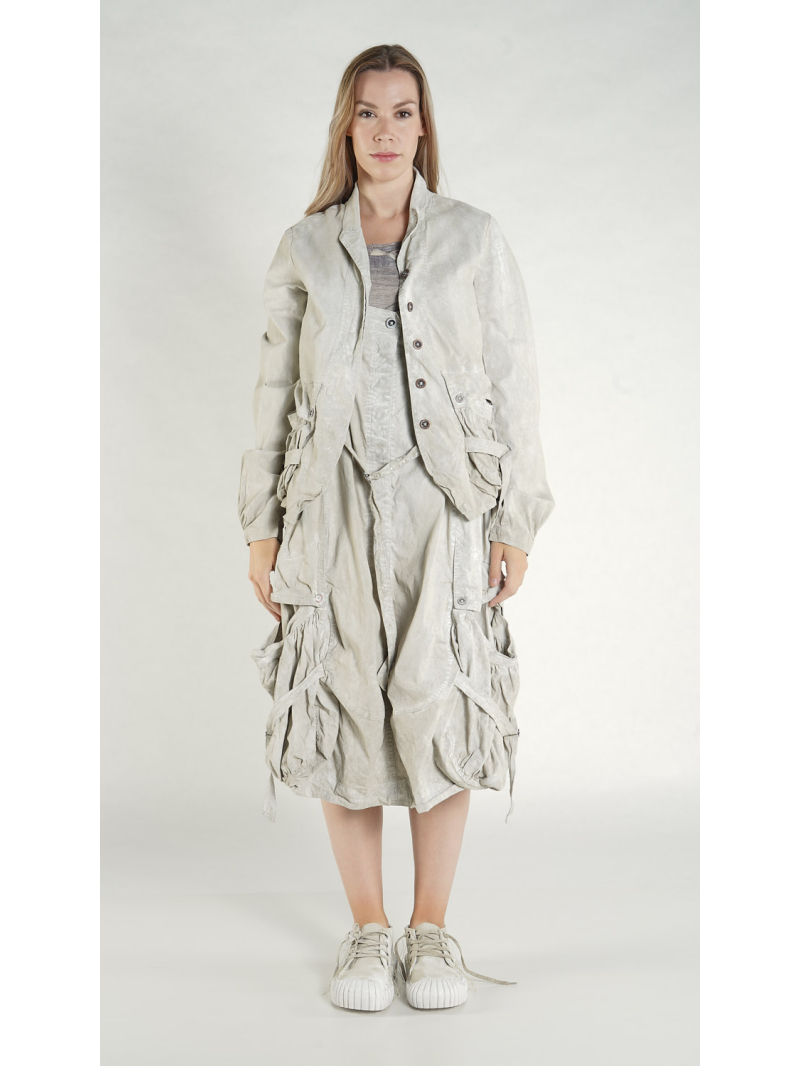 Rundholz DIP - Schmale Baumwoll Twill Stretch Jacke - 1262601102