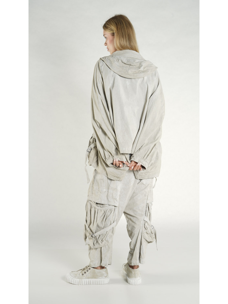 Rundholz DIP - Oversize Baumwoll Twill Stretch Jacke - 1262601108