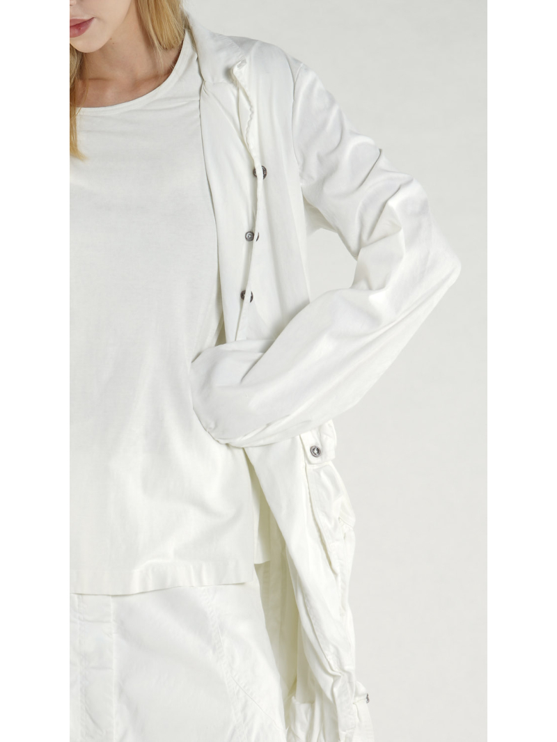 Rundholz DIP - Taillierter Baumwoll Twill Stretch Mantel - 1262601209