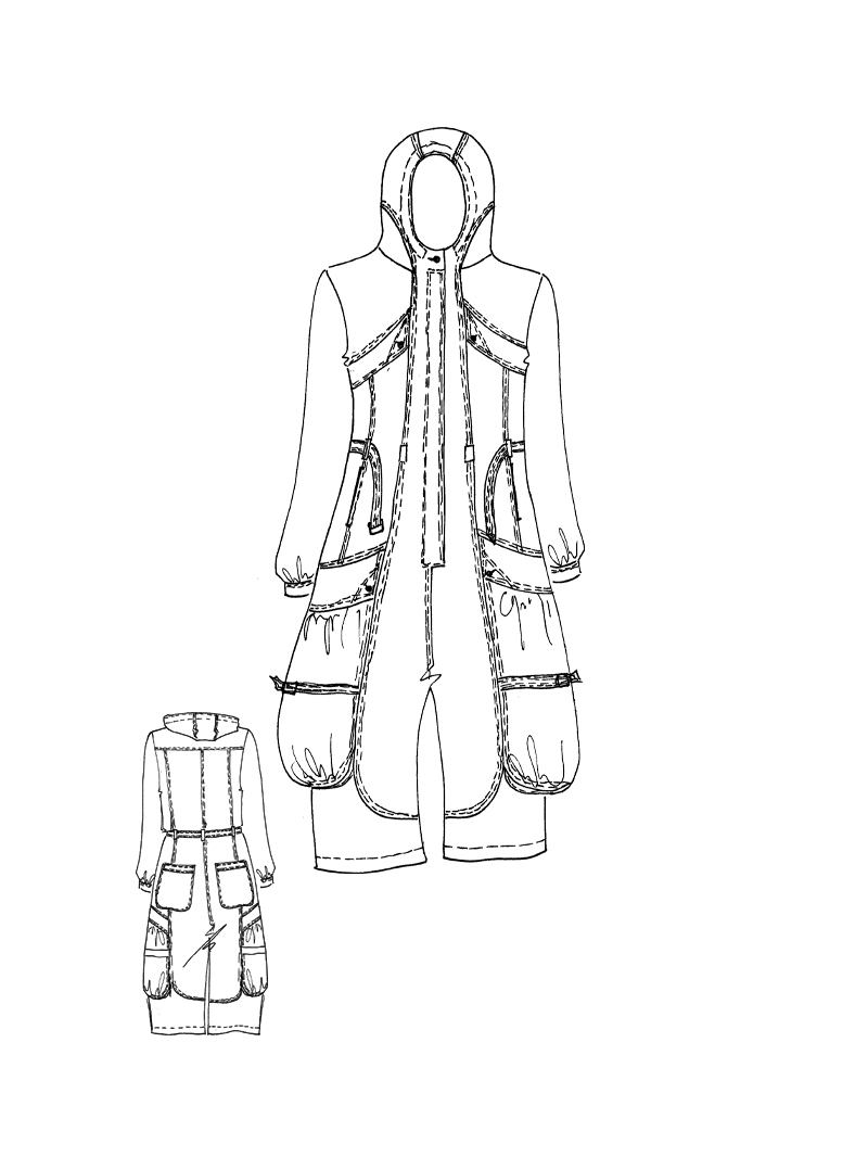 Rundholz DIP - Baumwoll Twill Stretch Overall - 1262601310