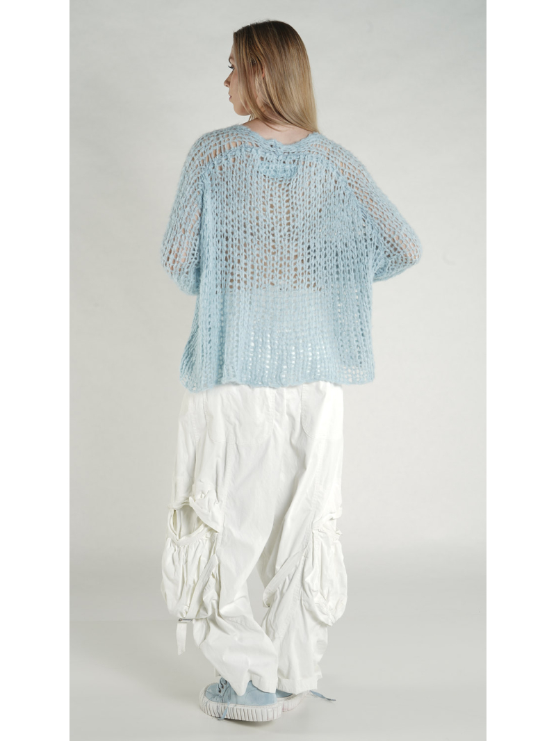 Rundholz DIP - Ballonförmiger Pullover mit Details - 1262650701