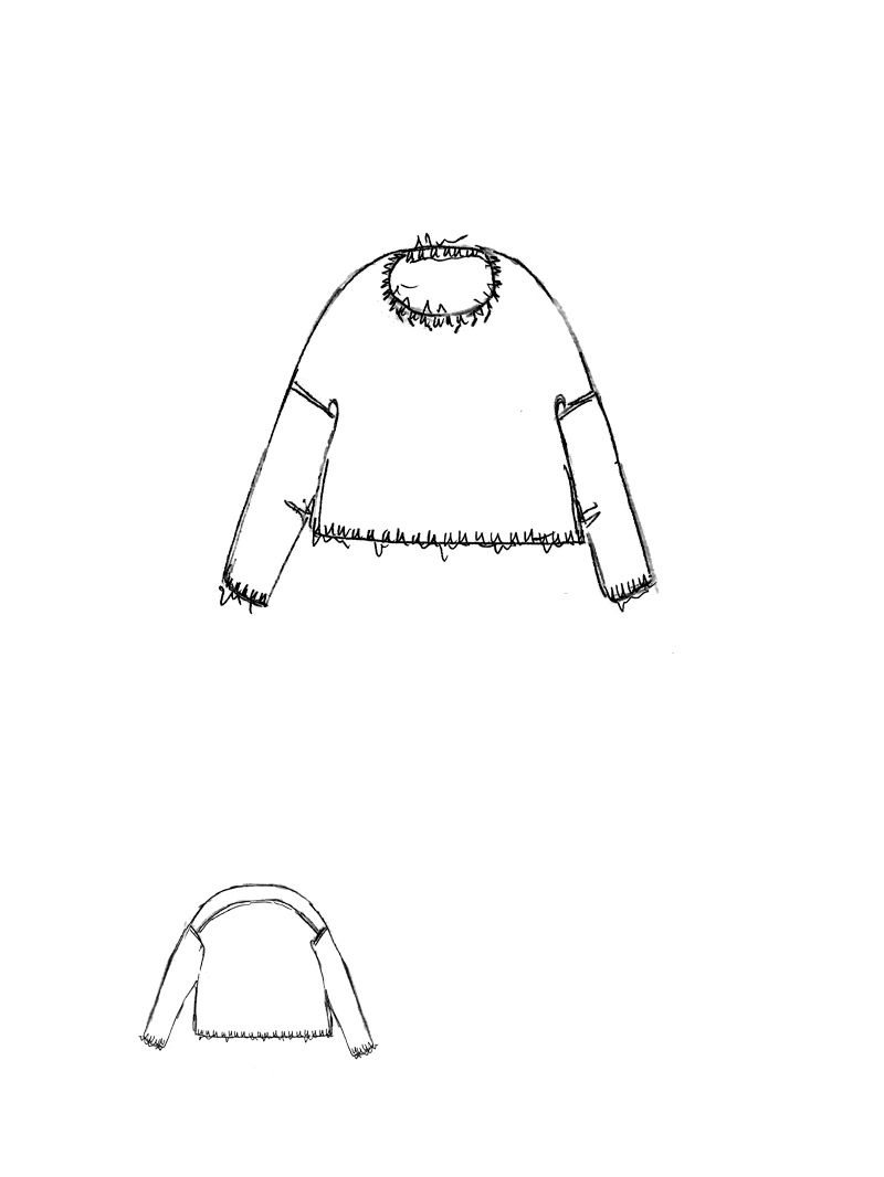 Rundholz DIP - Oversize Tussah Seiden Strick Pullover - 1262650710