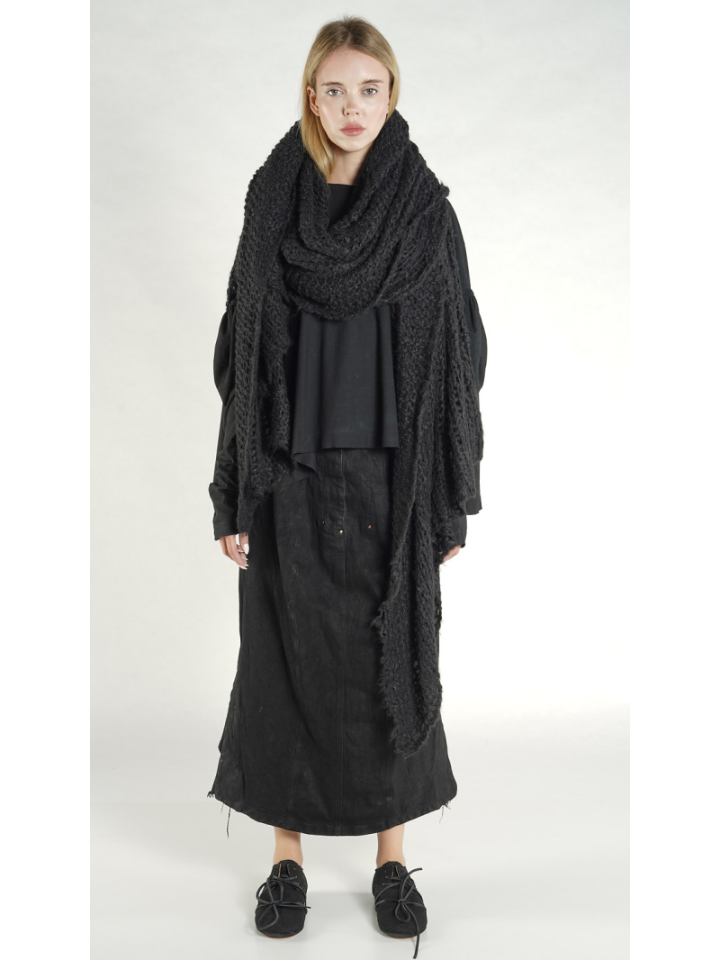Rundholz DIP - Oversized Strickschal mit Struktur - 1262657703