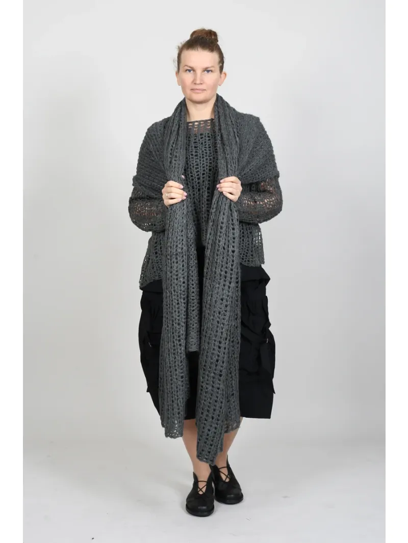 Rundholz DIP - Écharpe tricotée oversize structurée - 1262657703