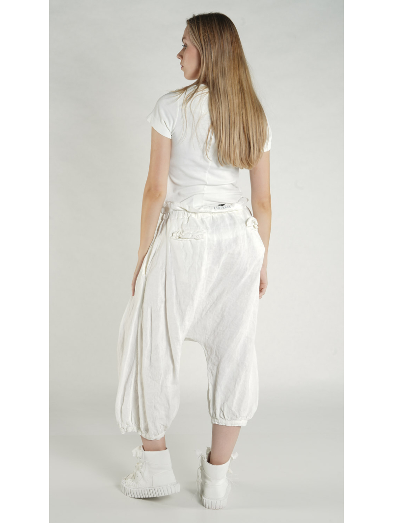 Rundholz DIP - Ballonförmige Leinen Hose - 1262670109