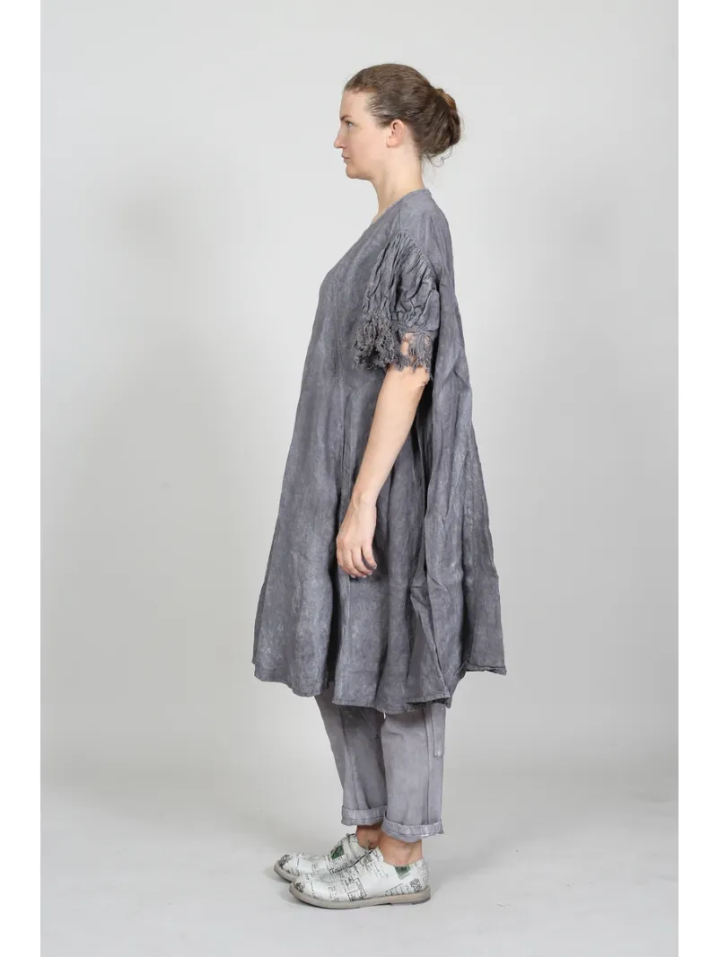 Rundholz DIP - A-Linien Kleid aus Leinenstoff - 1262670905