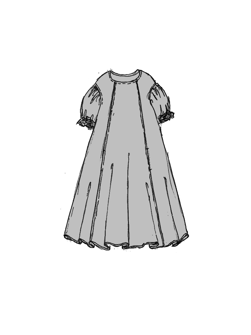 Rundholz DIP - A-Linien Kleid aus leichtem Leinen - 1262670925