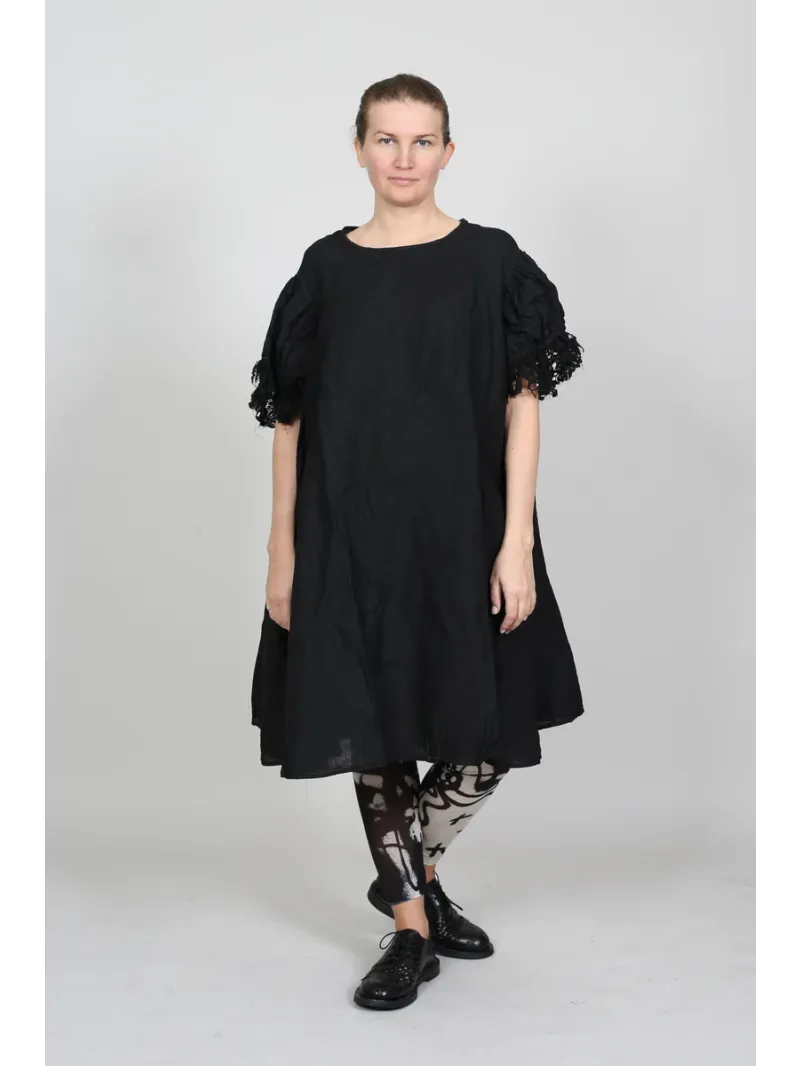 Rundholz DIP - A-Linien Kleid aus leichtem Leinen - 1262670925