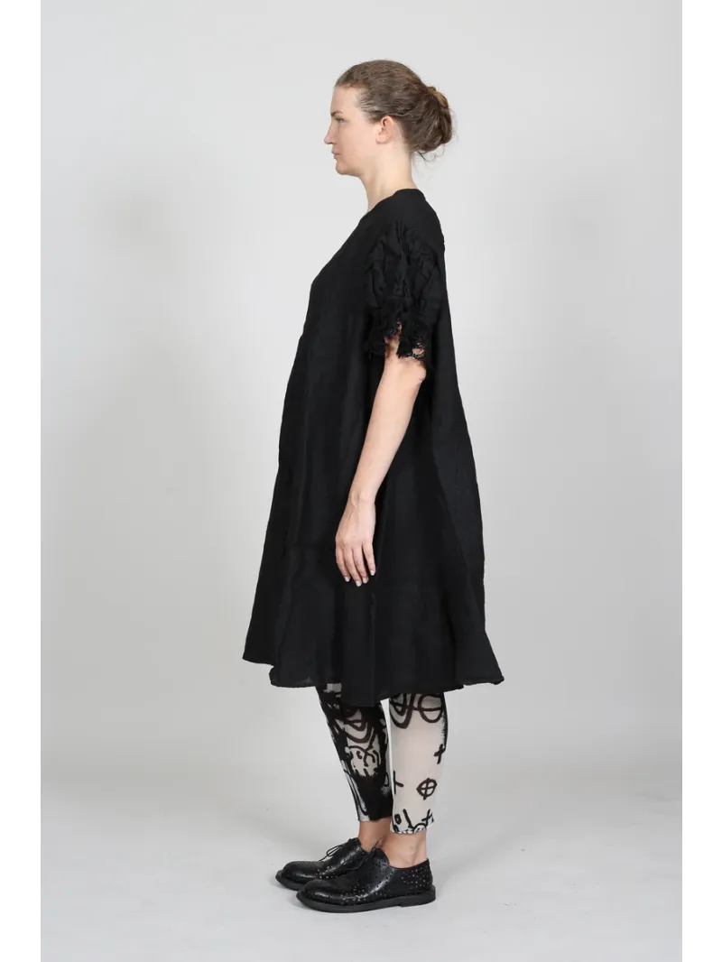 Rundholz DIP - A-Linien Kleid aus leichtem Leinen - 1262670925