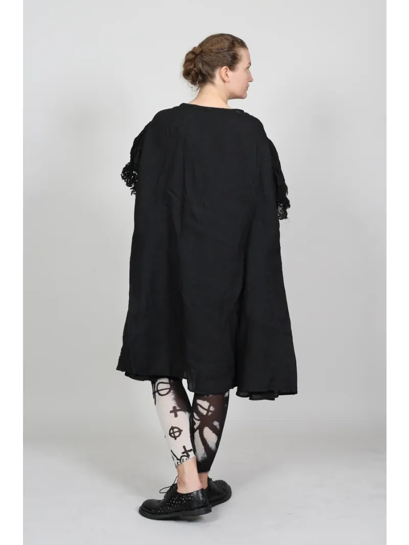 Rundholz DIP - A-Linien Kleid aus leichtem Leinen - 1262670925