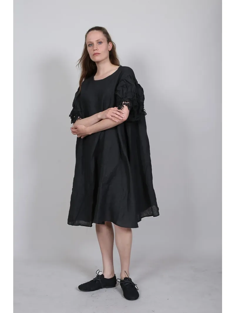 Rundholz DIP - A-line dress made of lightweight linen - 1262670925