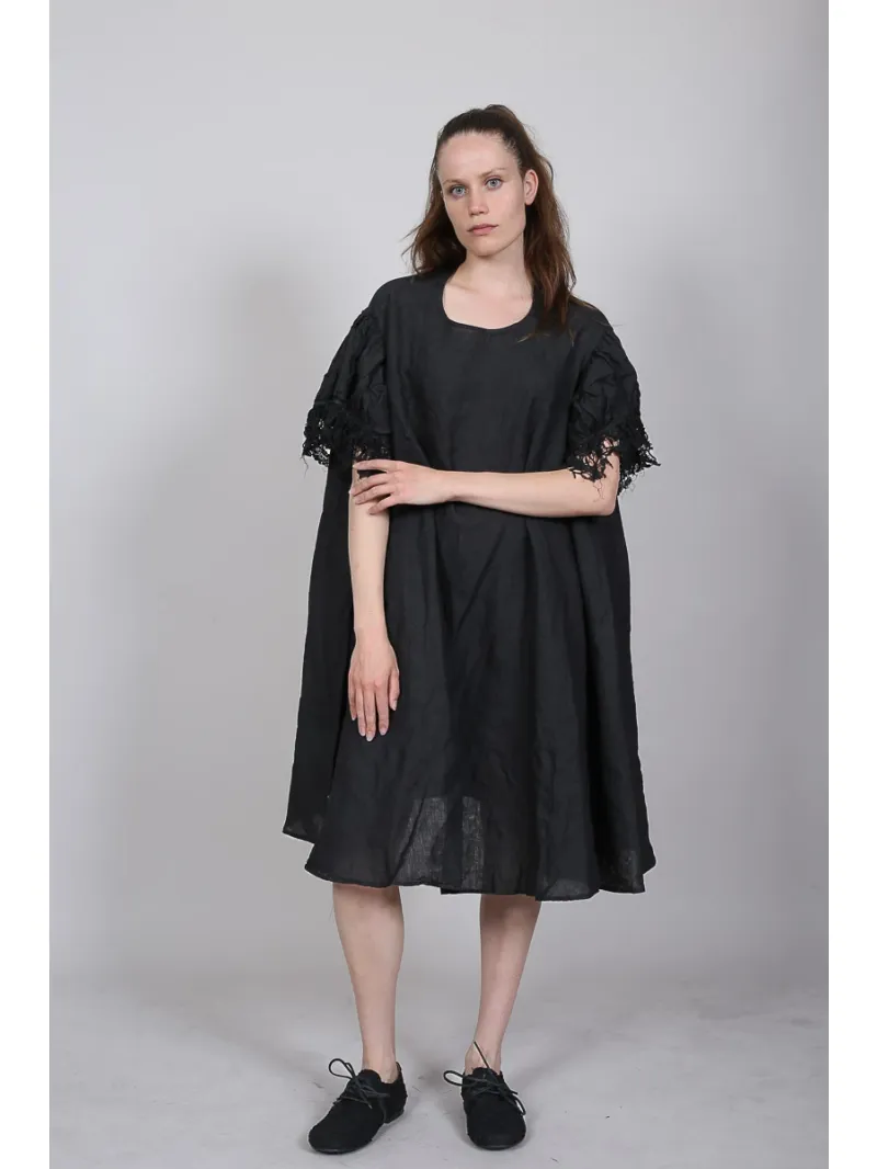 Rundholz DIP - A-line dress made of lightweight linen - 1262670925