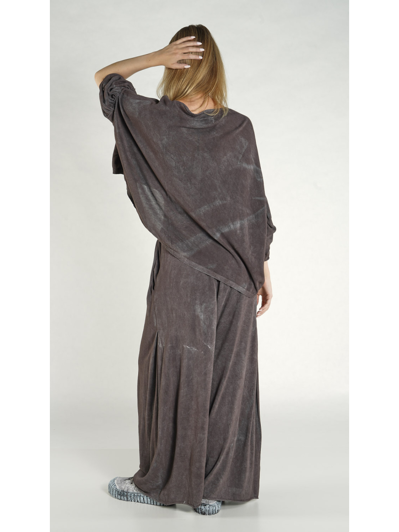 Rundholz DIP - Gerader Baumwollpullover in Weite - 1262690701