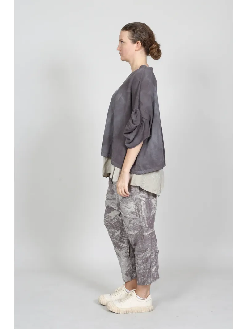 Rundholz DIP - Gerader Baumwollpullover in Weite - 1262690701