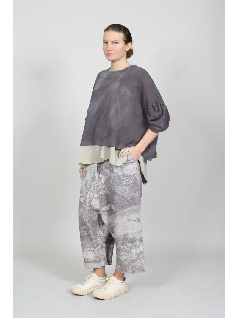 Rundholz DIP - Gerader Baumwollpullover in Weite - 1262690701